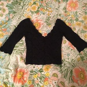 Urban Outfitters lace cropped top
